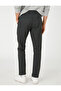 Basic Chino Trousers with Button Pocket Detail - 4