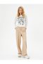 Long Sleeve New York T-Shirt Printed Crew Neck Slim Fit Viscose Fabric Blended - 2