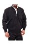Steel Knitted Lined Zippered Knitted Men's Cardigan