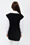 Women's V-Neck Belted Long Knitwear Sweater - 7