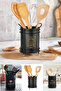 Decorative Luxury Countertop Cutlery |   Decorative Metal Stand Cutlery Holder - 4