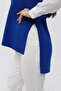 Women's V-Neck Belted Long Knitwear Sweater - 7