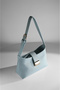 Women's Blue Hand and Shoulder Bag - 2