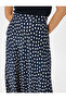 Midi Polka Dot Skirt Flared High Waist - 5