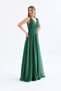 Women's Lined Glitter Detailed Tulle Evening Dress Xxl9223