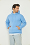 Unisex 3 Thread Raised Cotton Hooded Sweatshirt with Fleece Inside - 6