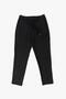 Men's Black Textured Side Pocket Lace up Waist Elastic Belt 968 Jogger Pants