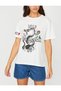 Women's White T-Shirt 8YAK13639QK - 3