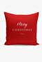 Christmas Themed Throw Pillow Cover / Christmas - Christmas Cushion Cover (Double-Sided Printed - Hidden Zipper) - 3