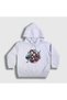 Unisex Kids White Tanjiro Nezuko Anime Demon Slayer Kimetsu No Yaiba Hooded Sweatshirt308922tt