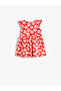 Short Sleeve Floral Print Dress - 2