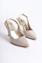 Women's 9 cm Evening Shoes and Bag Gold Lf612 - 6