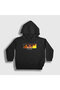 Unisex Kids Black Rengoku Anime Demon Slayer Kimetsu No Yaiba Hooded Sweatshirt309321tt