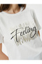 Printed T-Shirt Crew Neck Short Sleeve Cotton - 5