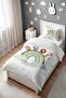 Green Rainbow and Safari Pattern Single Baby Kids Duvet Cover Set - 3