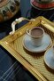 35X25 cm Steel Rectangular 1St Quality Gold Tray - 2