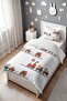 Trendy Safari Party Patterned Single Baby Kids Bedding Set - 3