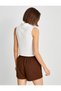 Buttoned Polo Neck Undershirt - 4
