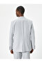 Blazer Jacket Slim Fit Buttoned with Pocket Detail - 4