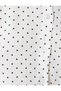 Balloon Sleeve Shirt Polka Dot Baby Collar Buttoned Slim Fit - 6
