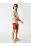 Layered Leg Gabardine Shorts - 2