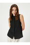 Judge Collar Shirt Sleeveless Robe Detailed