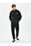4wam40057mk 999 Black Men's Cotton Jersey Tracksuit Bottom