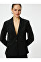 Blazer Jacket with Buttons, Fleto Pockets, Double Breasted Collar - 2