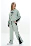 Girls Hooded Cotton Combed Fabric Sports Suit-179