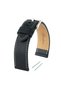 R4136W Leather Strap - Black-White - 24mm - 3