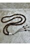 Wooden Prayer Beads Special Cone Wenge Tree 99 Prayer Beads - 5