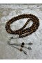 Wooden Prayer Beads Special Cone Wenge Tree 99 Prayer Beads - 3