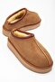 Women's Winter Thick Sole Fur Lined Suede Slippers & Home Shoes
