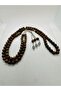 Wooden Prayer Beads Special Cone Wenge Tree 99 Prayer Beads - 2