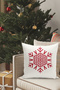 Christmas Themed Throw Pillow Cover / Christmas - Christmas Cushion Cover (Double-Sided Printed - Hidden Zipper) - 2