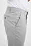 Winter Gabardine Chino Trousers Regular Fit Men's Light Gray - 8