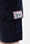 Bg Store شورت للأولاد باللون الأزرق الداكن 23ss1nb3158 - 3