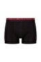 U.S. Polo Assn. 80522 Men's Printed-Claret Red-Black Modal 3-Piece Boxers - 2