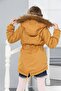 Girl's Waterproof Removable Hooded Plush Lined Long Coat Coat - 7