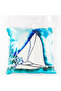 Sail Patterned Square Decorative Pillow - 2
