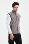 Men's Full Zipper Sports Fleece Vest - 4