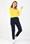 Women's Raised Jeans Dark Blue