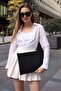 Women's Black Suede Clutch & Clutch Bag - 6