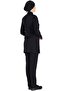 Black Thin Fabric Lycra Hijab Nurse Jersey And Hijab Doctor Jersey Set - 7