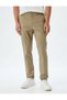 Chino Trousers Slim Fit Pocket Detailed Cotton - 4