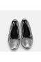Big Number Genuine Leather Ballets 41-42-43-44-Silver - 2