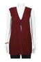 Buttonless Model Lace-Up Women's Knitwear Vest - 2