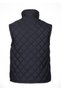 Oversize Quilted Fabric Vest Navy Blue Color - 6