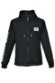Hooded Sports Spring Coat Black Color