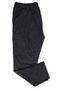 Oversize Multi-Pocket Trousers with Elastic Waist Black Color
